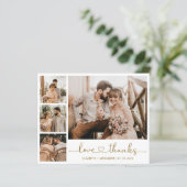 Budget Photo 結婚's Thank Youハートスクリプトカード (スタンド正面)