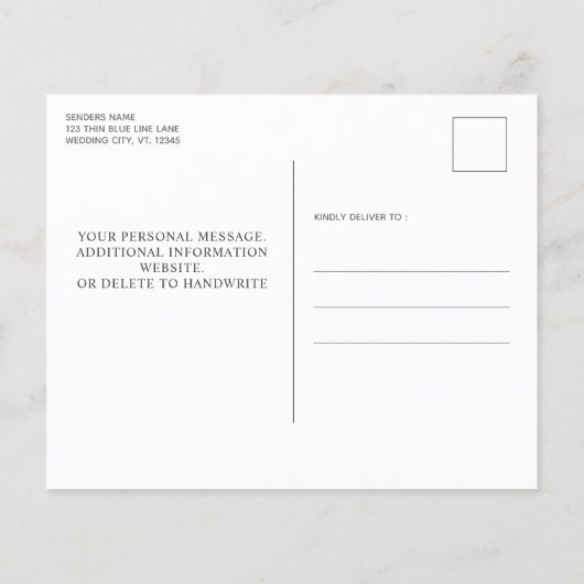 Budget Photo Blue Line Law Enforcement 結婚's (裏面)