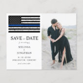 Budget Photo Blue Line Law Enforcement 結婚's (正面)