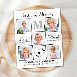 Budget Photo Collageエレガント悔やみや弔慰ありがとう