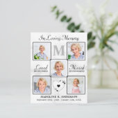 Budget Photo Collageエレガント悔やみや弔慰ありがとう (スタンド正面)