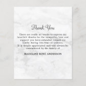 Budget Photo Collageエレガント悔やみや弔慰ありがとう (裏面)