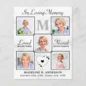 Budget Photo Collageエレガント悔やみや弔慰ありがとう (正面)