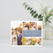 Budget Photo Collage結婚のサンキューカード (スタンド正面)