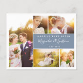 Budget Photo Collage結婚のサンキューカード (正面)