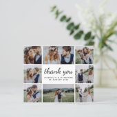Budget Photo Collage結婚のサンキューカード (スタンド正面)