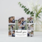Budget Photo Collage結婚のサンキューカード (スタンド正面)
