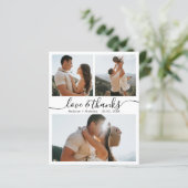 Budget Photo Collage結婚のサンキューカード (スタンド正面)