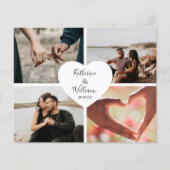 Budget Photo Collage結婚式招待状 (正面)