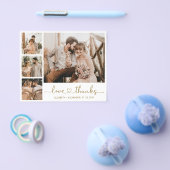 Budget Photo Collage 結婚's Thank You Flyer チラシ (シングル)