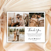 Budget Photo Collage 結婚's Thank You Flyer チラシ