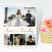 Budget Photo Collage 結婚's Thank You Flyer チラシ