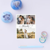 Budget Photo Collage 結婚's Thank You Flyer チラシ (シングル)