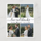 Budget Photo Collage Script'結婚s Thank You (正面)