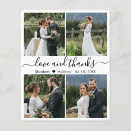 Budget Photo Collage Script'結婚s Thank You