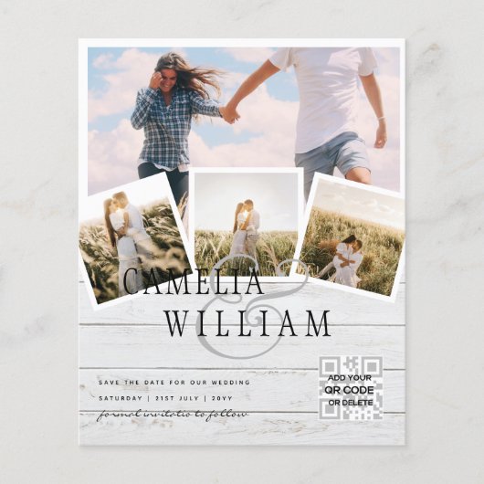 BUDGET PHOTO DATES救の招待状 – 混色 チラシ (正面)