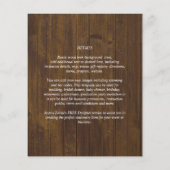 BUDGET PHOTO DATES救の招待状 – 混色 チラシ (裏面)