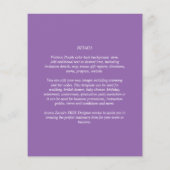 BUDGET PHOTO DATES救の招待状 – 混色 チラシ (裏面)