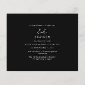 Budget Photo H モダン Chic 5卒業発表 チラシ (裏面)