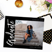 Budget Photo H モダン Chic 5卒業発表 チラシ