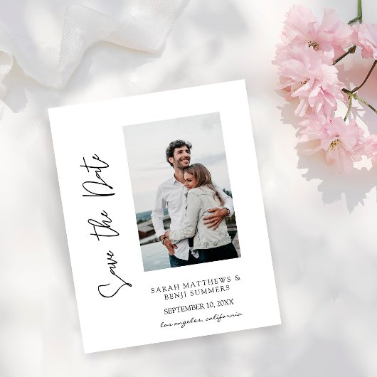 Budget Photo Handタイポグラフィ日付Wフライヤーの保存 チラシ