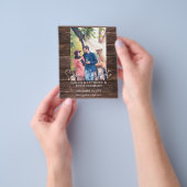 Budget Photo on Wood B日付素朴の保存Ver チラシ (手)