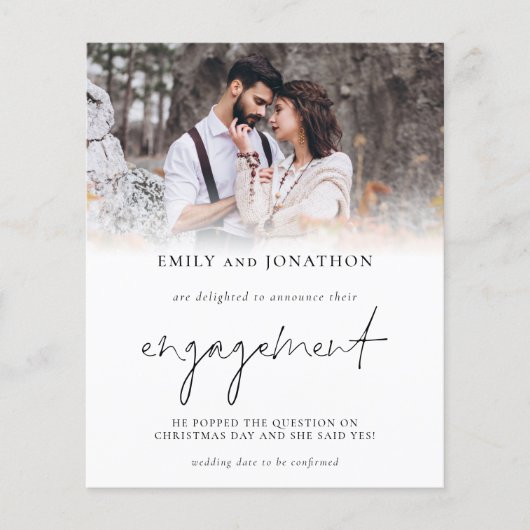 Budget Photo Overlay婚約発表 (正面)