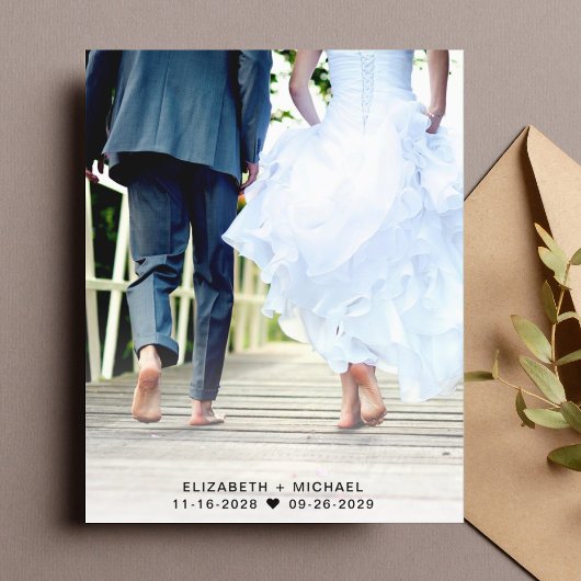 Budget Photo Sage Wedding Reception Invitation