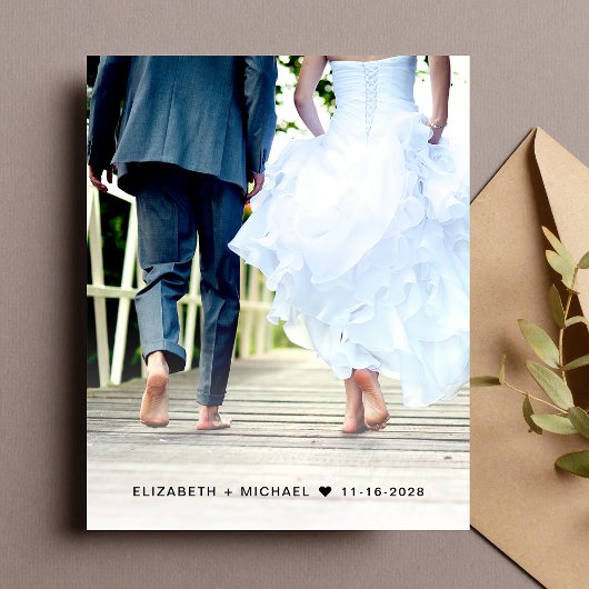 Budget Photo Sage Wedding Reception Invitation