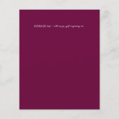 Budget Photo Save The Date抽象芸術結婚 (裏面)