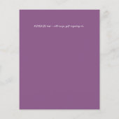 Budget Photo Save The Date抽象芸術結婚 (裏面)