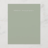 Budget Photo Save The Date抽象芸術結婚 (裏面)