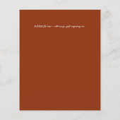 Budget Photo Save The Date抽象芸術結婚 (裏面)