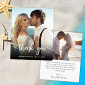 Budget Photo Scriptモダン's Thank You Flyer チラシ