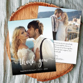 Budget Photo Scriptモダン's Thank You Flyer チラシ