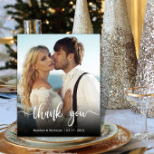 Budget Photo Scriptモダン's Thank You Flyer チラシ