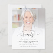 Budget Photo Script 70th Birthday Partyへの招待 (正面)