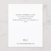 Budget Photo VS Black & Wモダンの結婚3 (裏面)