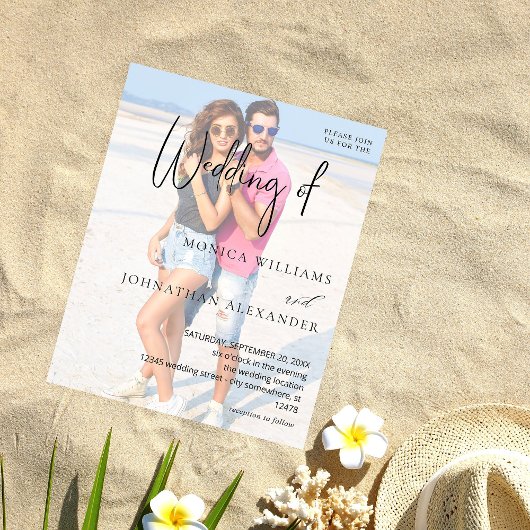 Budget Photo VS Black & Wモダンの結婚3 チラシ