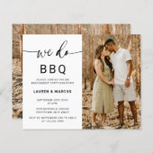 Budget Photo We Do BBQ Script婚約パーティ (正面/裏面)