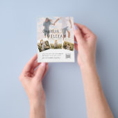 Budget Photo Wedding Invitation Classic White  チラシ (手)