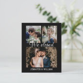 Budget Photocollage We Eloped 結婚's Announcement (スタンド正面)