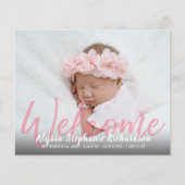 Budget Pink Welcome 1フォトベビー発表 (正面)