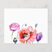 Budget/Poppy花ブライダルシャワー。 チラシ (裏面)