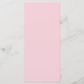 Budget Purple and Pink Floral Wedding  Menu メニュー (裏面)