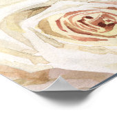 Budget Purple Florals Bridgerton Bridal Shower ポスター (角)