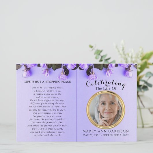 Budget Purple Photoお祝いof Life Program (スタンド正面)