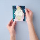 BUDGET QUINCEANERA - アゲートのスパークル グラモア チック チラシ (手)