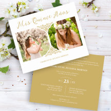 BUDGET Quinceañera Spanish Fancy Flourish 2 Photos