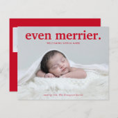 BUDGET Red偶数メリー新生児写真コラージュ (正面/裏面)